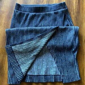 Silence + Noise High Slit Midi Skirt